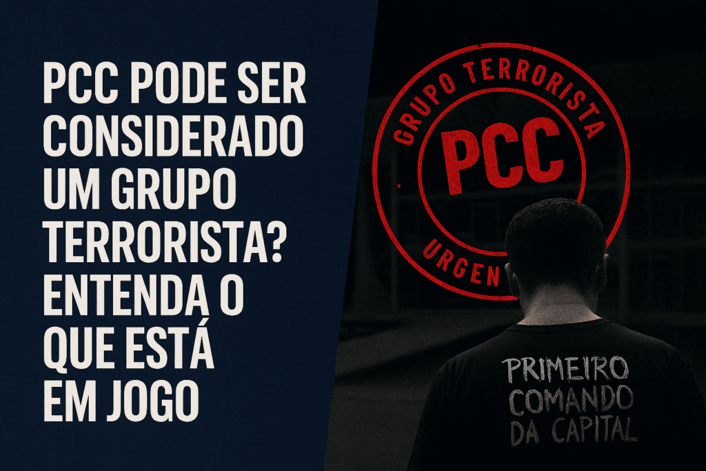 PCC Pode Ser Considerado um Grupo Terrorista? Entenda o Que Está em Jogo