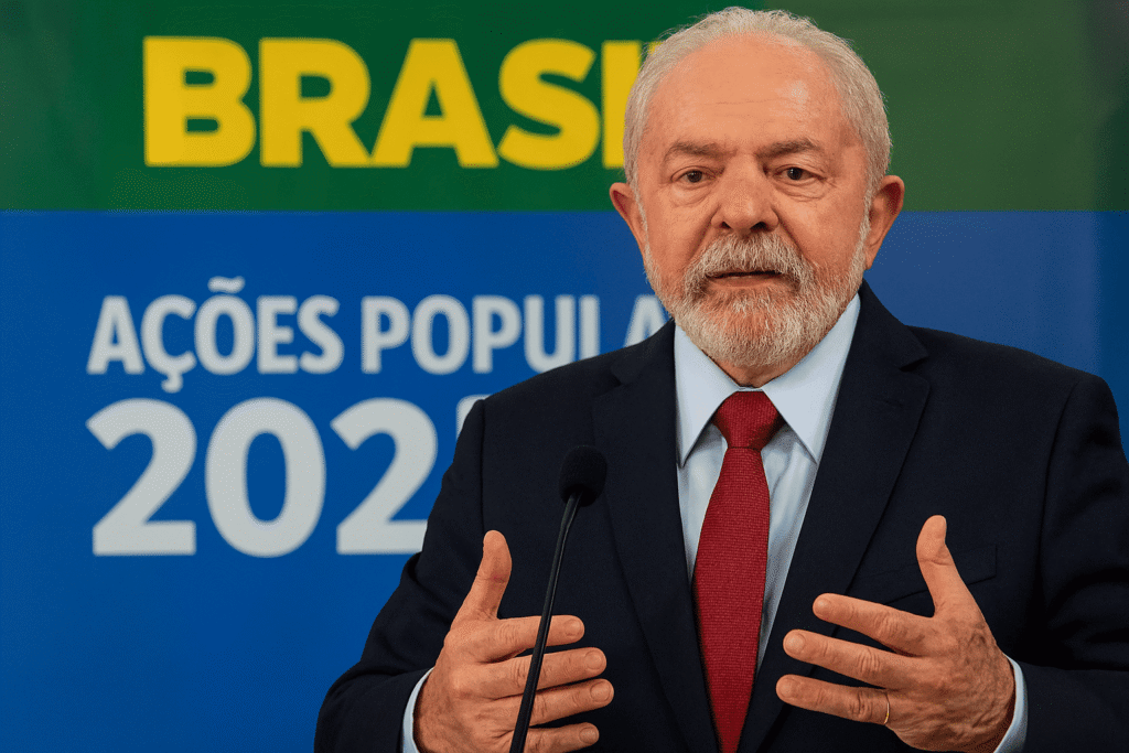 alt="medidas populares do governo Lula em 2025 para eleições de 2026"
